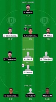 SHA vs TUS Fantasy Suggestion Team 1